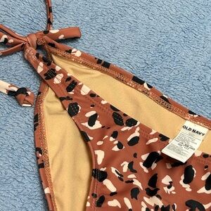 Old Navy Brown and Black Bikini bottom